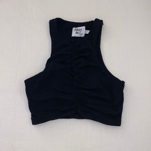 Princess Polly Black Crop